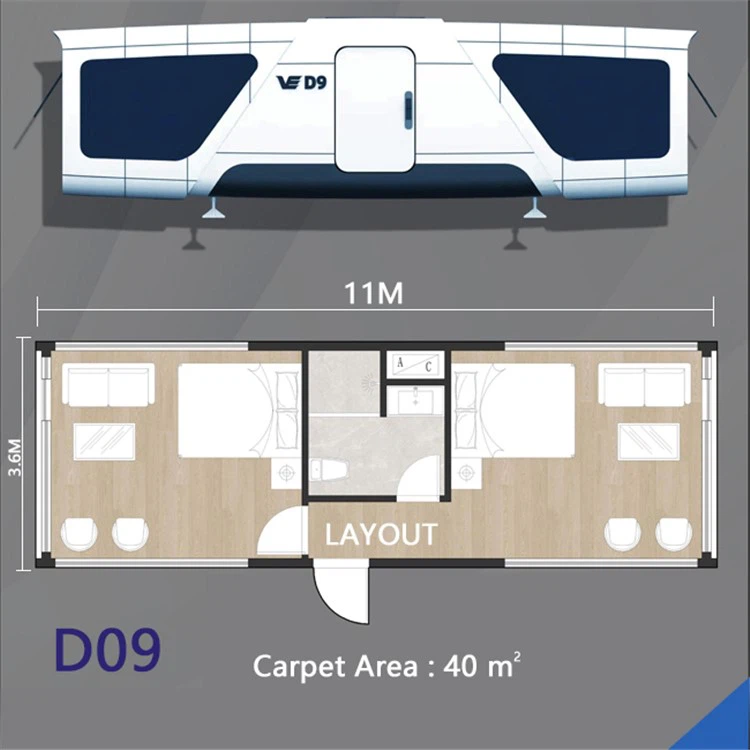 prefabricated outdoor space mobile capsule houses 2