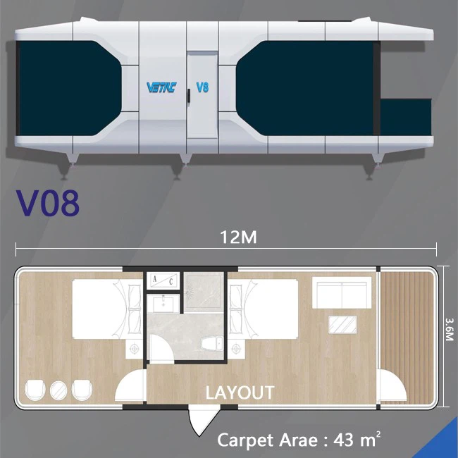 Luxury Prefab Vessel Capsule House (3) Luxury Prefab Vessel Capsule House (3)