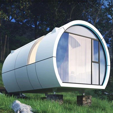 Tiny Egg 20ft Apple Cabin Capsule House Pod Airship Pod